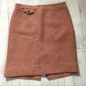 J. Crew Wool Pencil Skirt size 8 pink